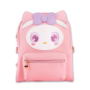 Pink and Purple Anime Kitty Backpack